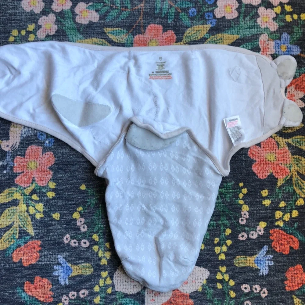 Set of 2 SwaddleMe Velcro Swaddle Sleep Sacks, Size Small/Medium (0-3 Months)